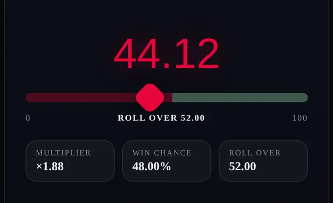 Dice by LuckyLab, playable in the feed